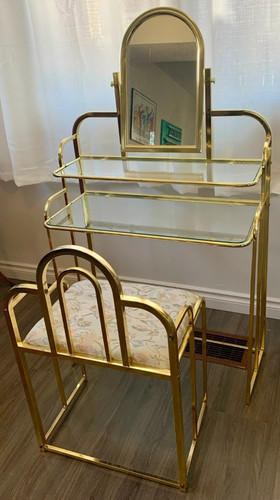 Gold metal glass - gold,