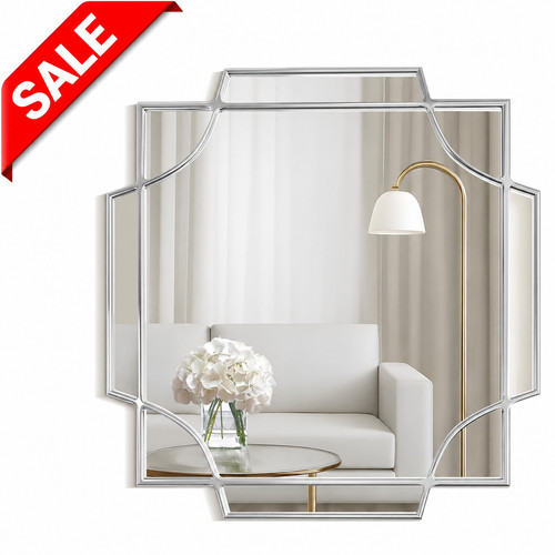 X30 silver square - 30"x30",
